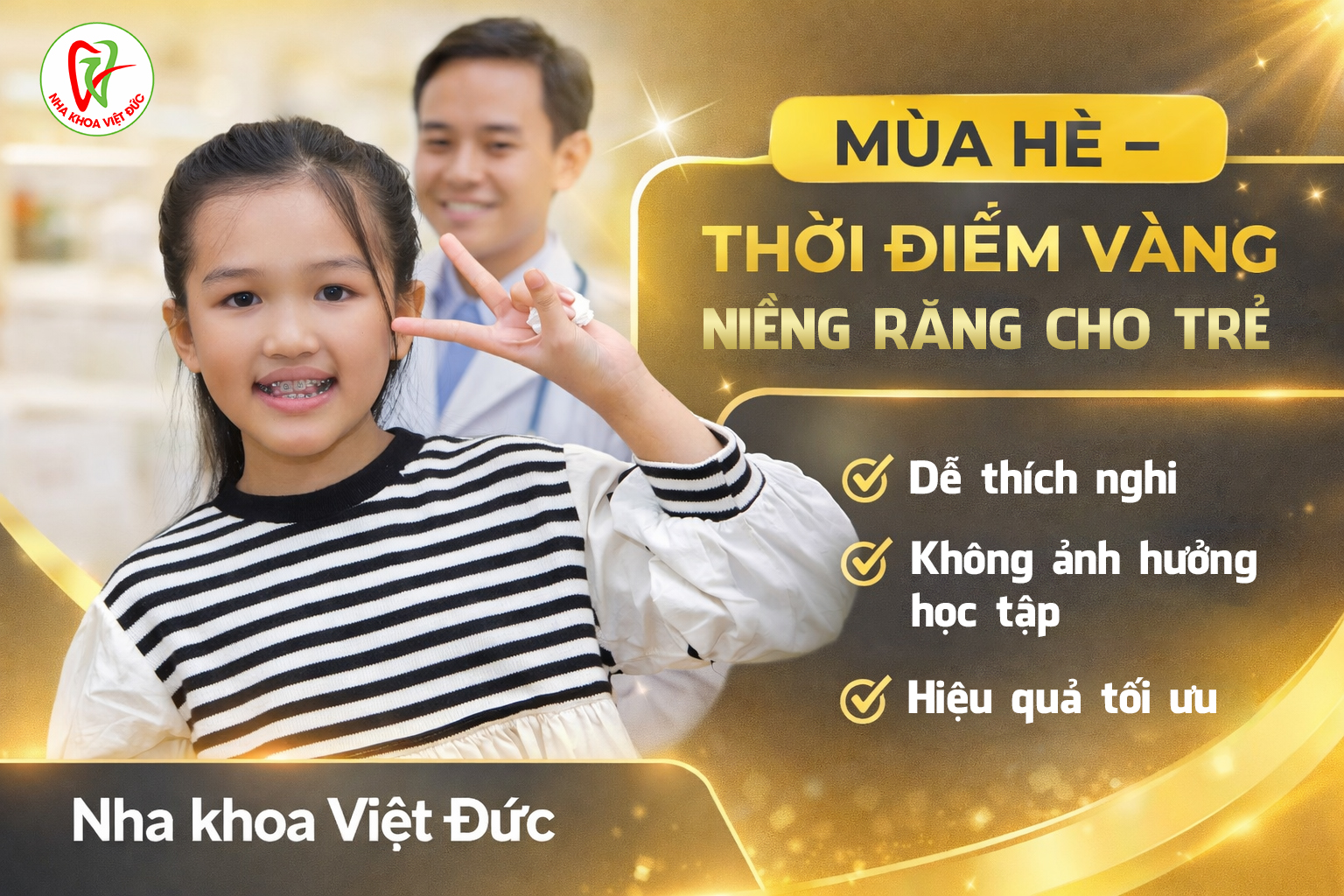 Niềng Răng Cho Trẻ Vào Mùa Hè